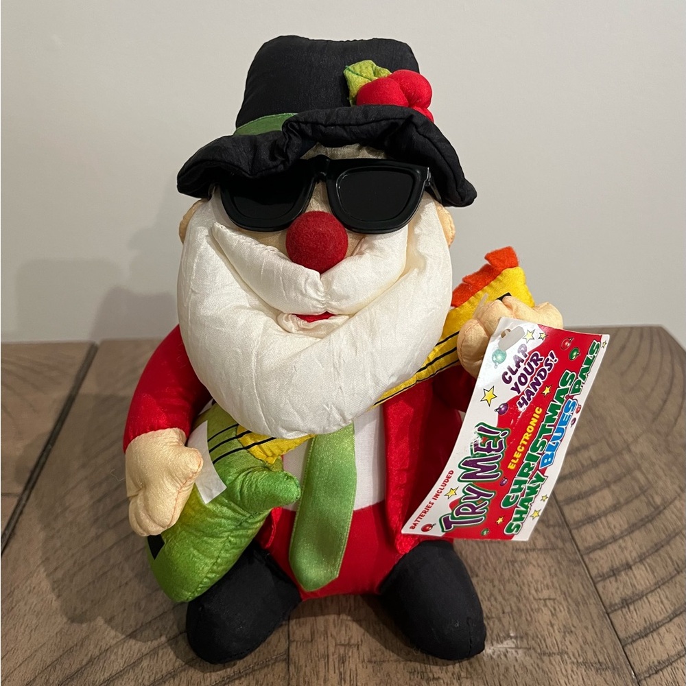 Vintage Christmas Shaky Blues Pals Electronic Rock & Roll Santa Claus WORKS